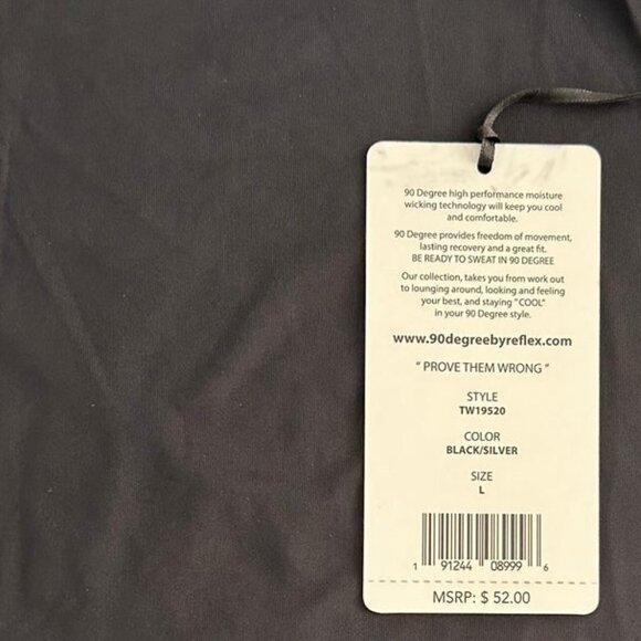 Women's Activewear Fitness Workout Running Tank Top Black Size L - Picture 5 of 7